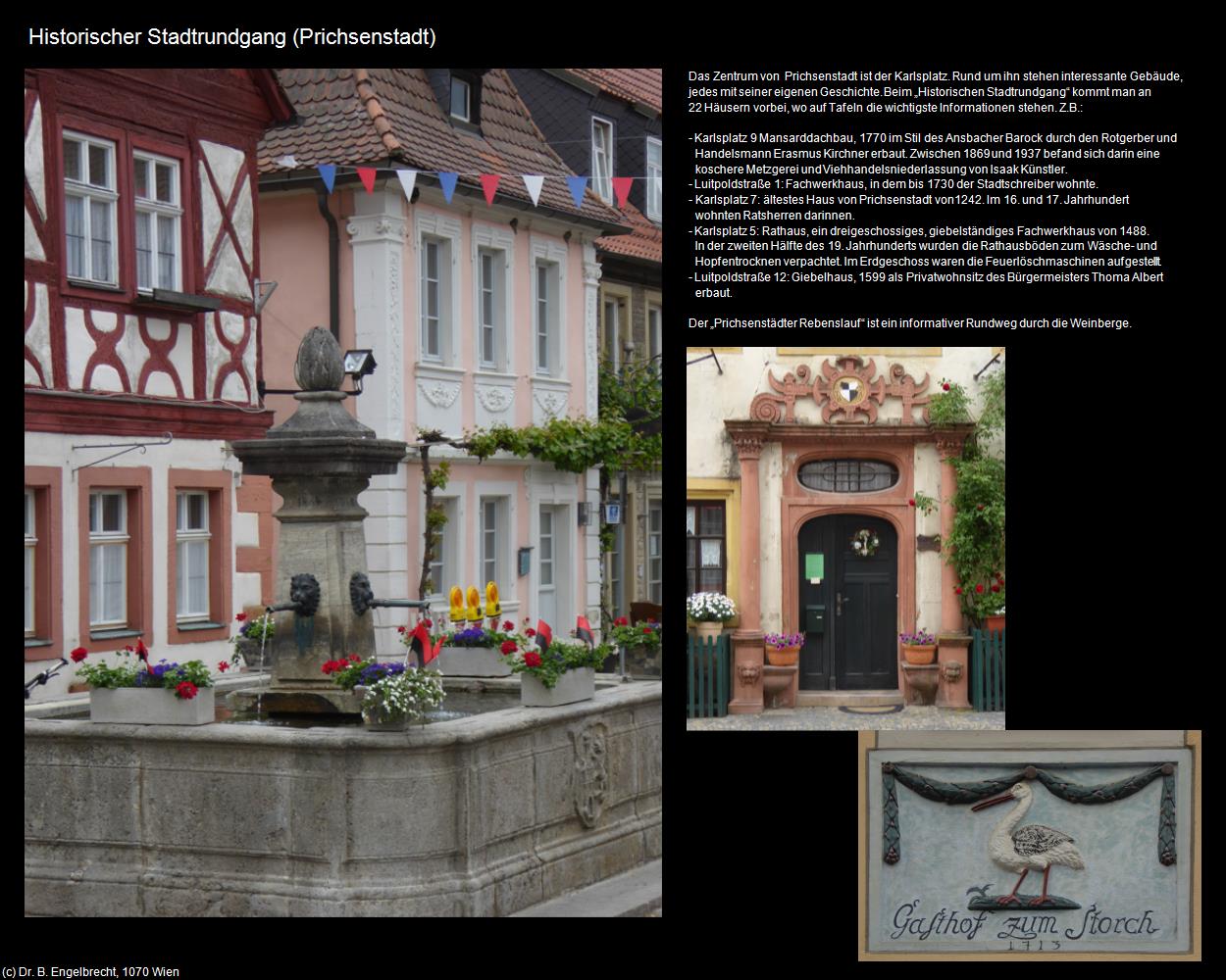 Historischen Stadtrundgang (Prichsenstadt) in Kulturatlas-BAYERN