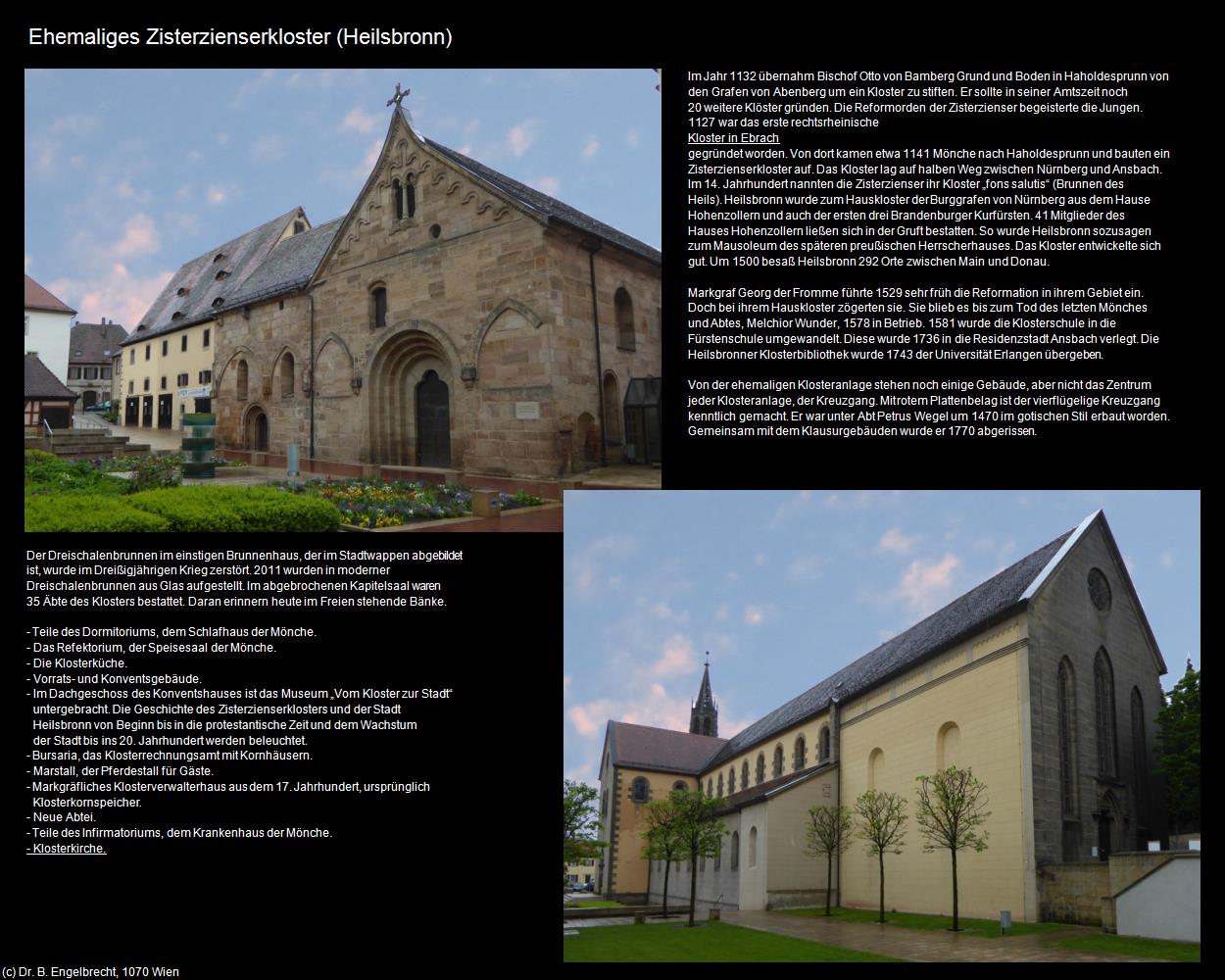 Ehem. Zisterzienserkloster (Heilsbronn) in Kulturatlas-BAYERN(c)B.Engelbrecht