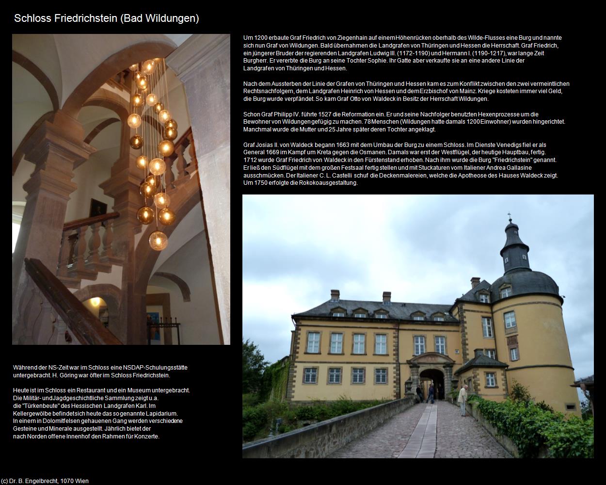 Schloss Friedrichstein mit Museum (Bad Wildungen) in Kulturatlas-HESSEN