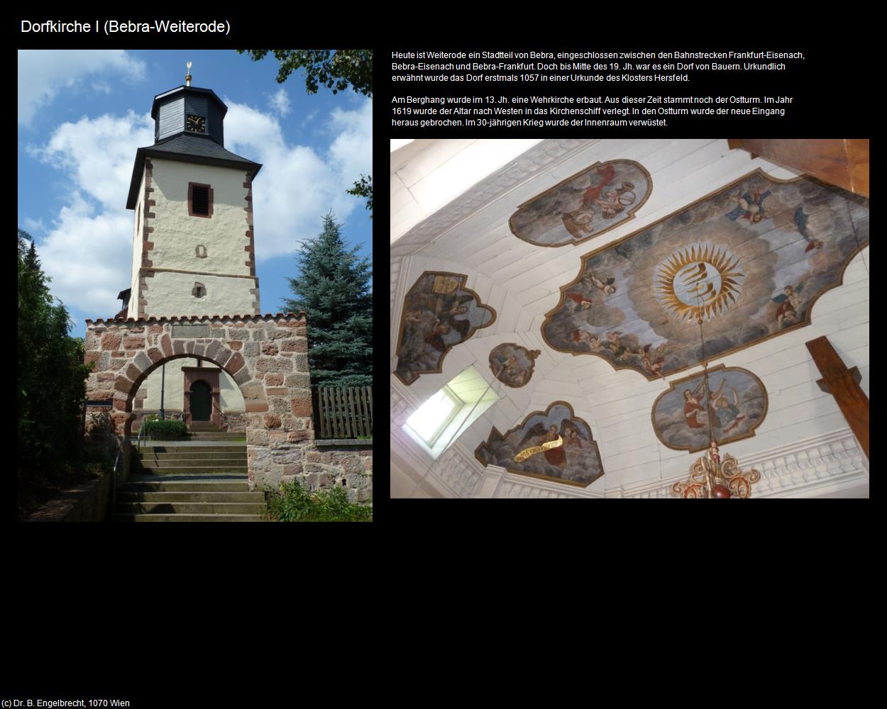 Dorfkirche I (Weiterode) (Bebra) in Kulturatlas-HESSEN