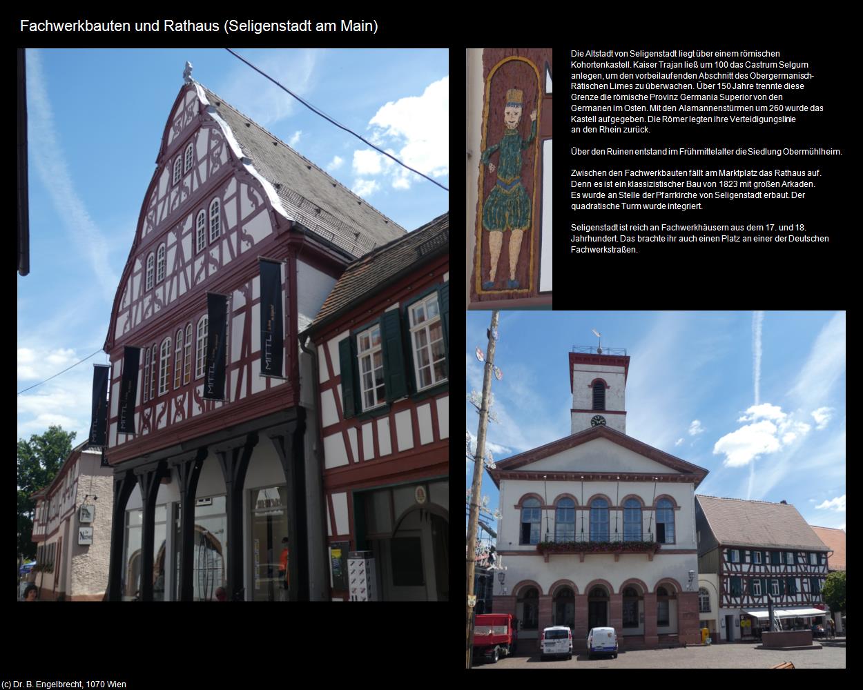 Fachwerkbauten und Rathaus (Seligenstadt am Main) in Kulturatlas-HESSEN