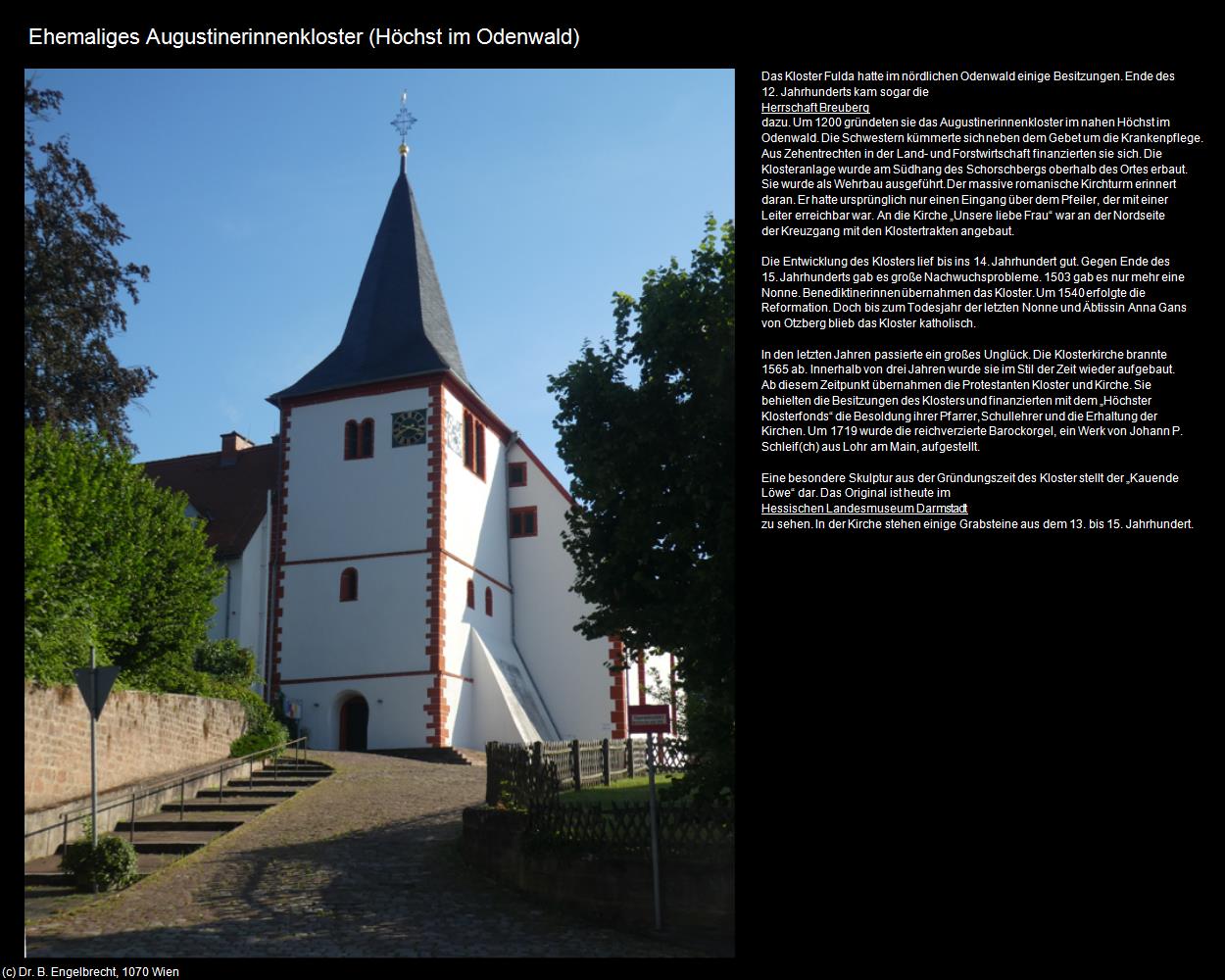 Ehem. Augustinerinnenkloster (Höchst im Odenwald) in Kulturatlas-HESSEN(c)B.Engelbrecht