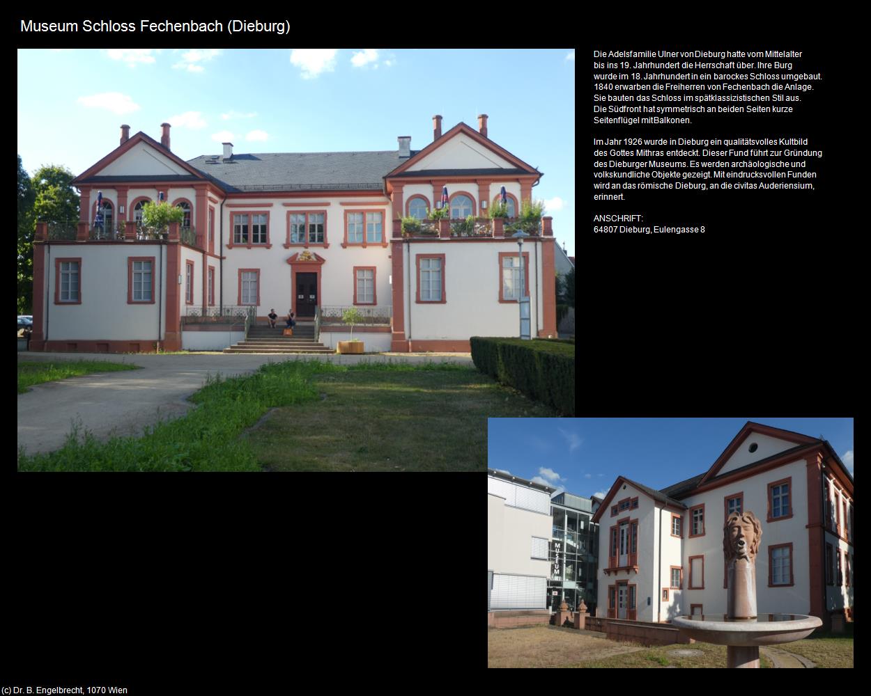 Museum Schloss Fechenbach (Dieburg) in Kulturatlas-HESSEN