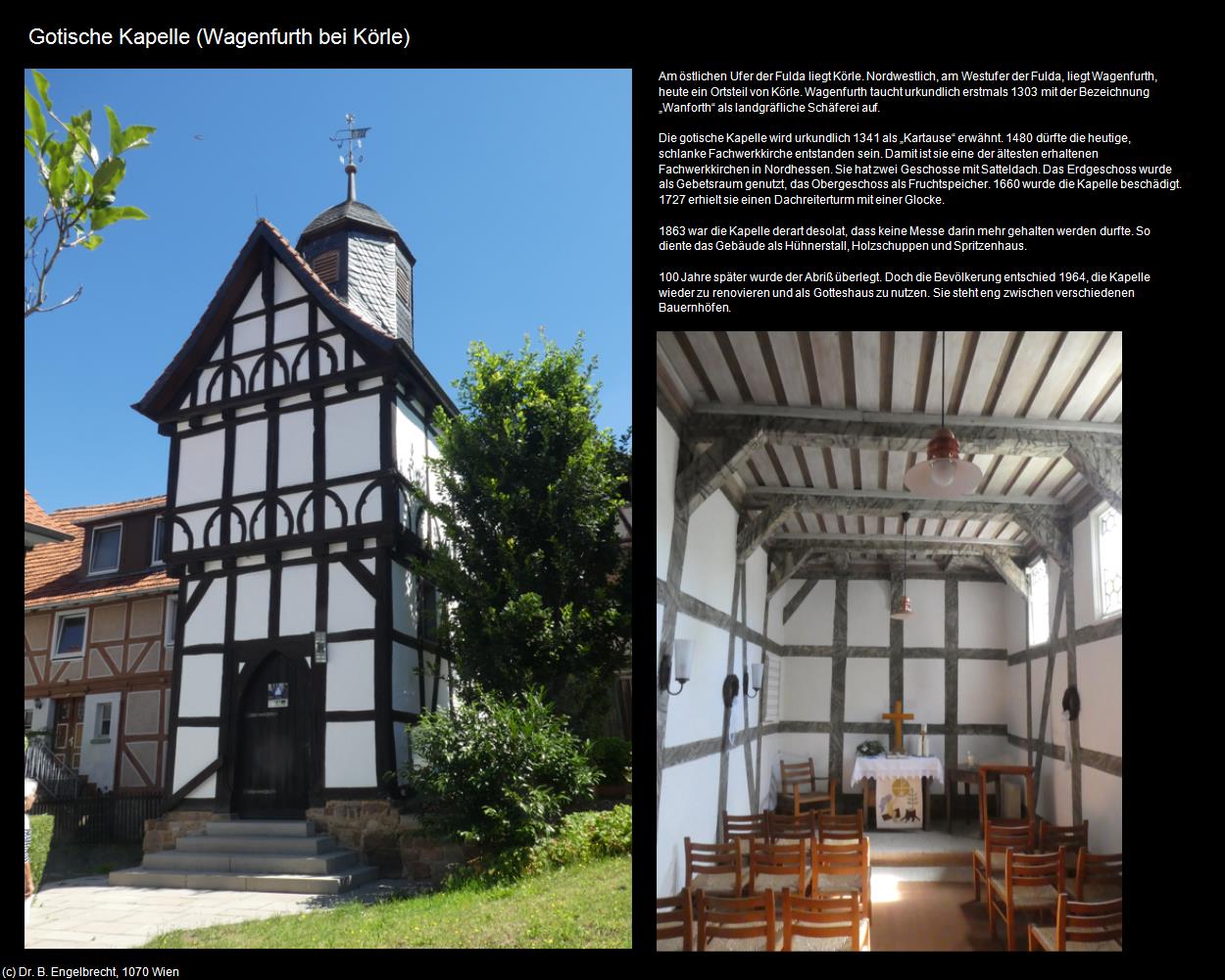 Gotische Kapelle (Wagenfurth)  (Körle) in Kulturatlas-HESSEN