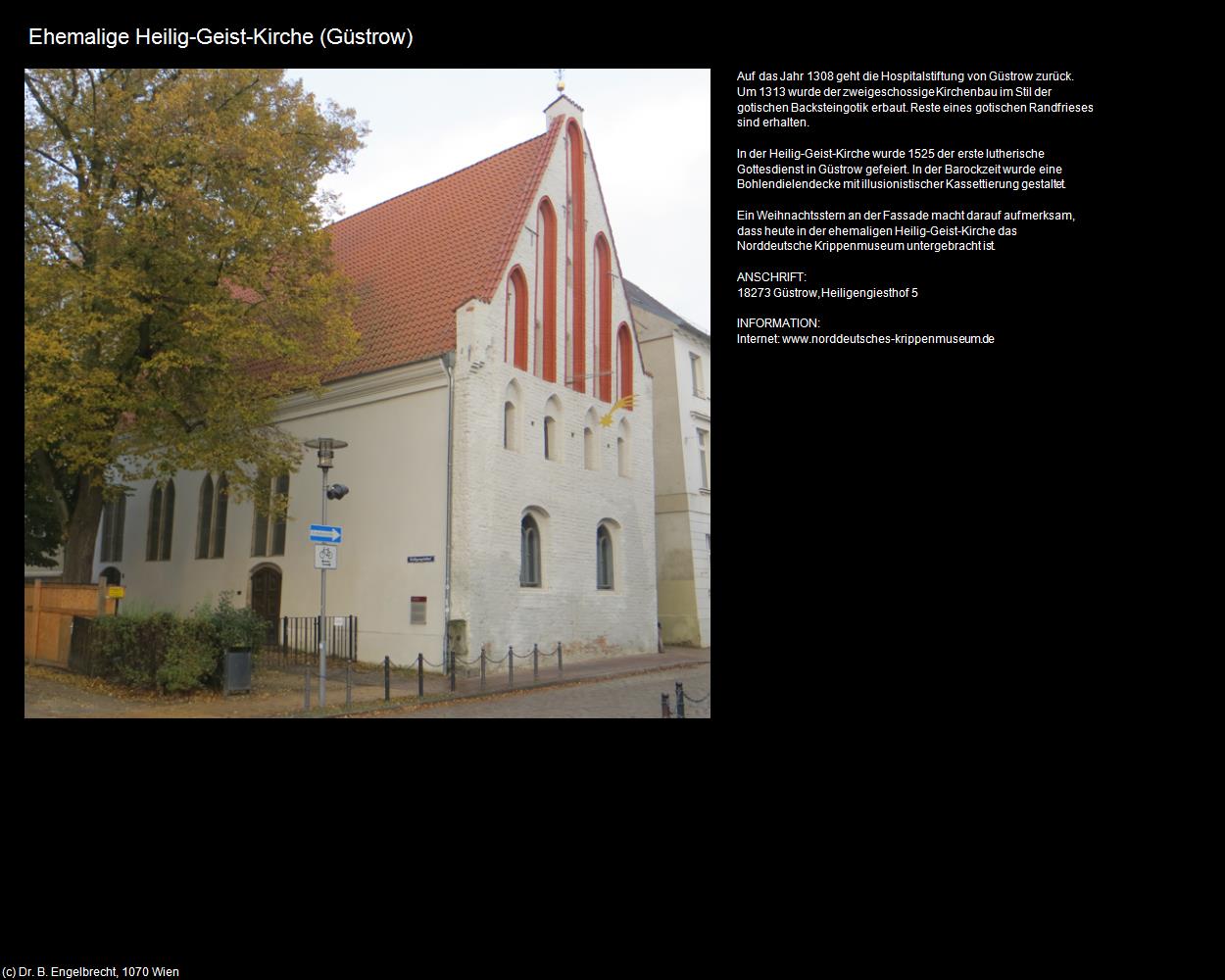 Ehem. Heilig-Geist-Kirche (Güstrow) in Kulturatlas-MECKLENBURG-VORPOMMERN