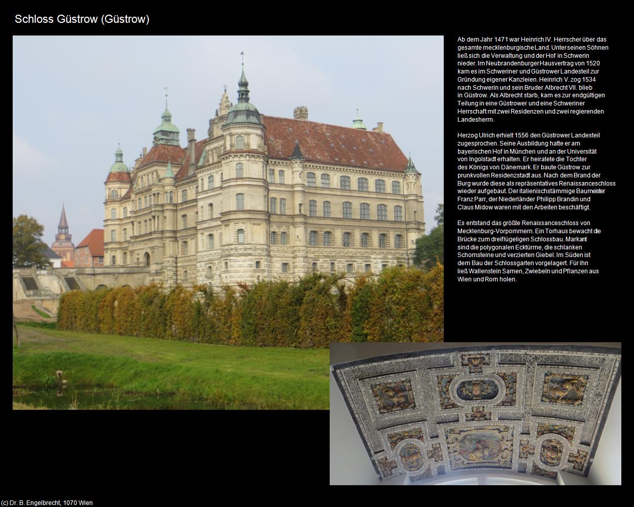 Schloss Güstrow I (Güstrow) in Kulturatlas-MECKLENBURG-VORPOMMERN