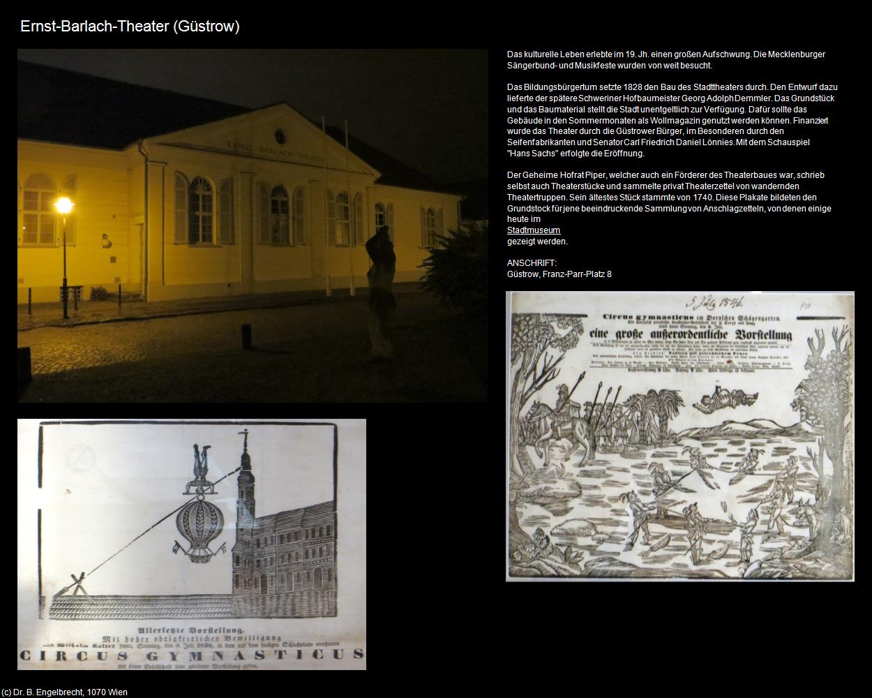 Ernst-Barlach-Theater (Güstrow) in Kulturatlas-MECKLENBURG-VORPOMMERN(c)B.Engelbrecht