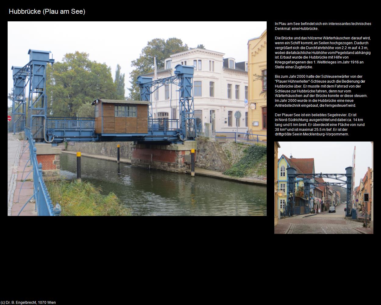 Hubbrücke (Plau am See) in Kulturatlas-MECKLENBURG-VORPOMMERN