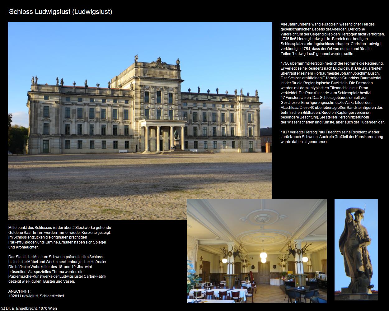 Schloss Ludwigslust (Ludwigslust) in Kulturatlas-MECKLENBURG-VORPOMMERN