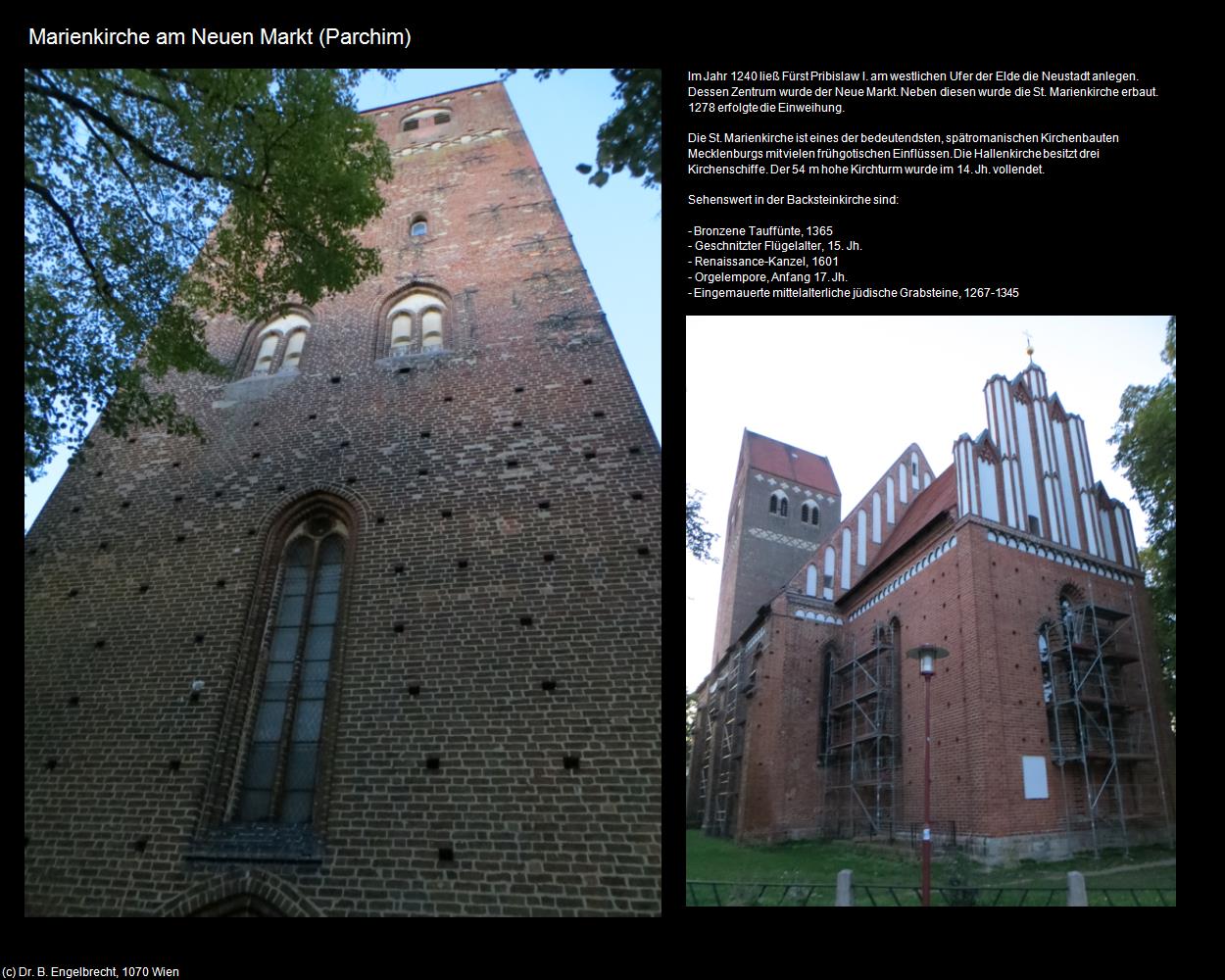 Marienkirche am Neuen Markt (Parchim) in Kulturatlas-MECKLENBURG-VORPOMMERN