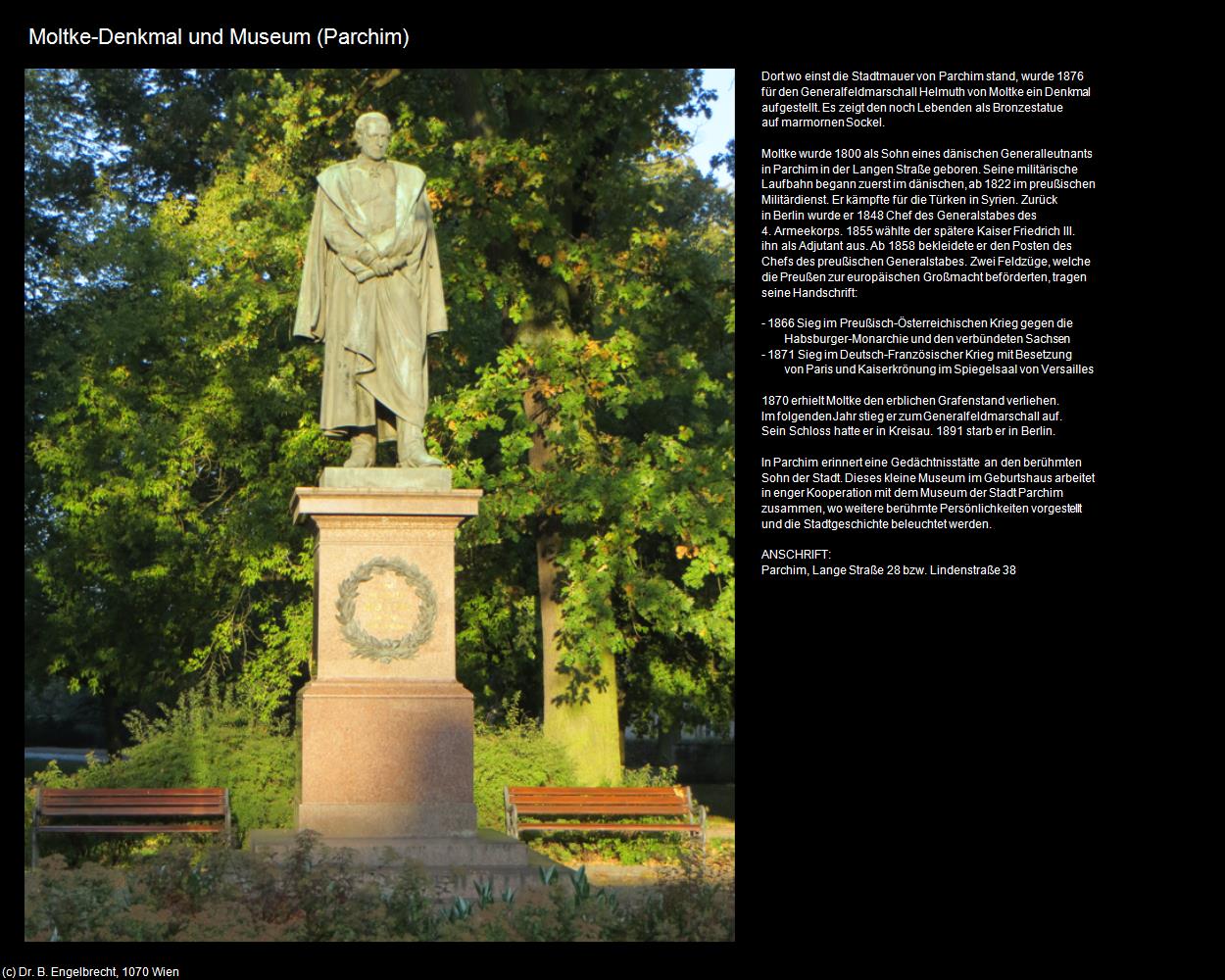 Moltke-Denkmal und Museum (Parchim) in Kulturatlas-MECKLENBURG-VORPOMMERN