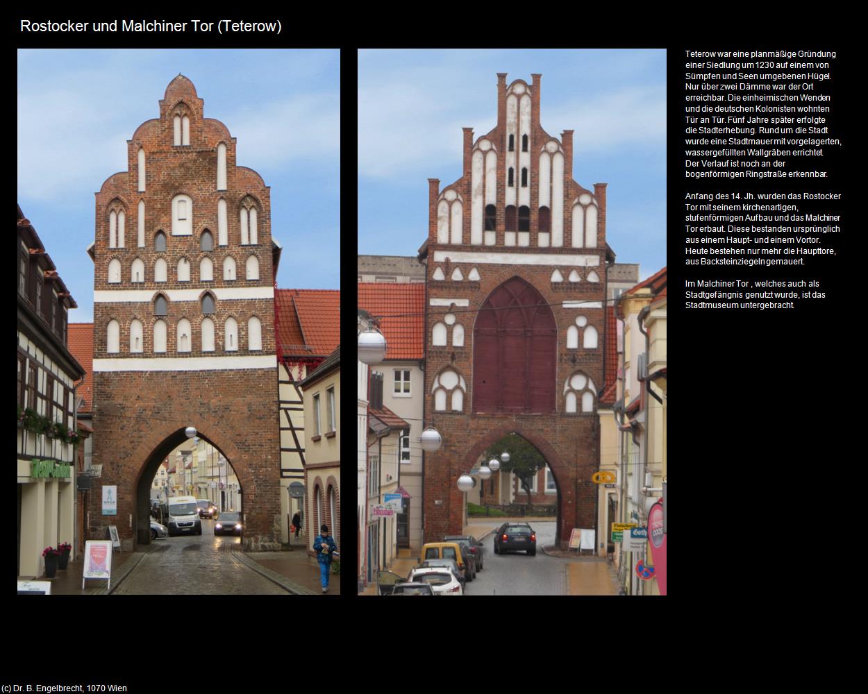 Rostocker und Malchiner Tor (Teterow) in Kulturatlas-MECKLENBURG-VORPOMMERN