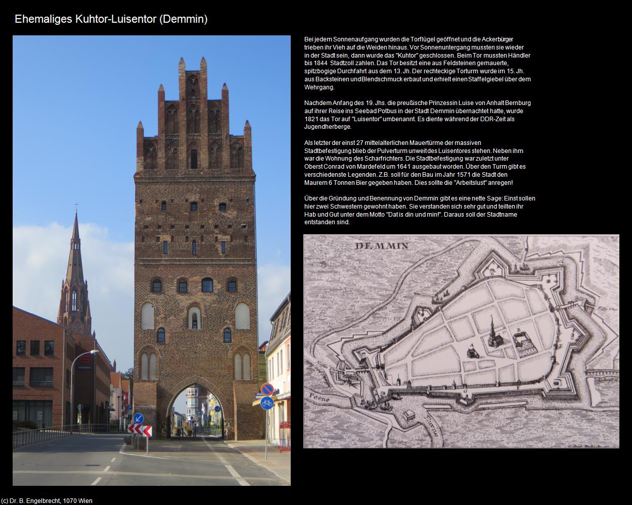 Kuhtor-Luisentor  (Demmin) in Kulturatlas-MECKLENBURG-VORPOMMERN