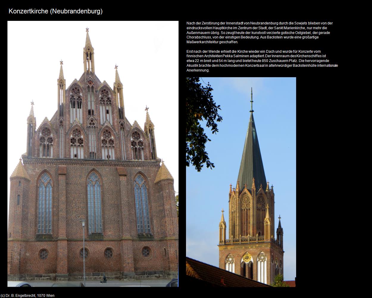 Konzertkirche (Neubrandenburg) in Kulturatlas-MECKLENBURG-VORPOMMERN