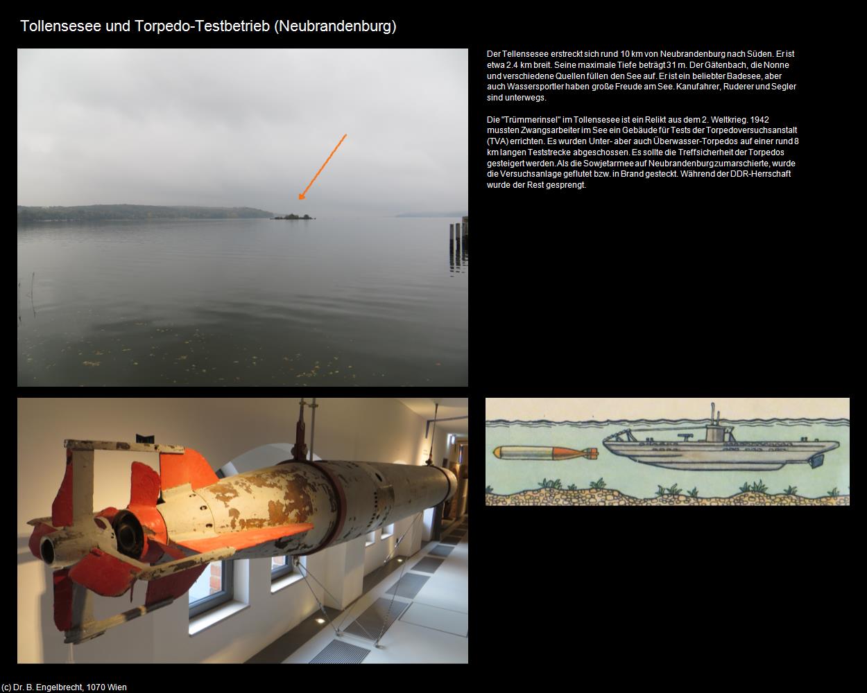 Tollensesee und Torpedo-Testbetrieb (Neubrandenburg) in Kulturatlas-MECKLENBURG-VORPOMMERN