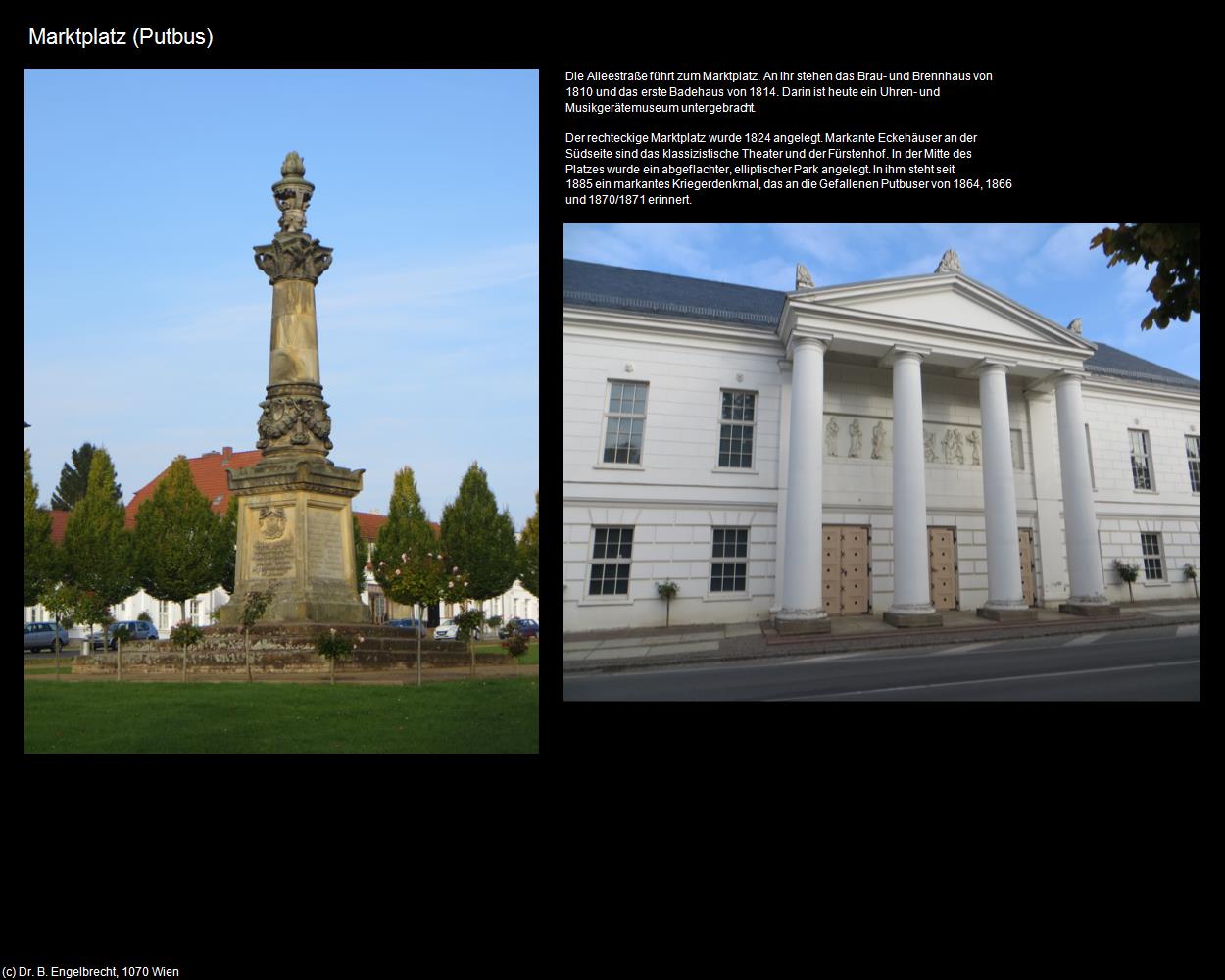 Marktplatz (Putbus) in Kulturatlas-MECKLENBURG-VORPOMMERN