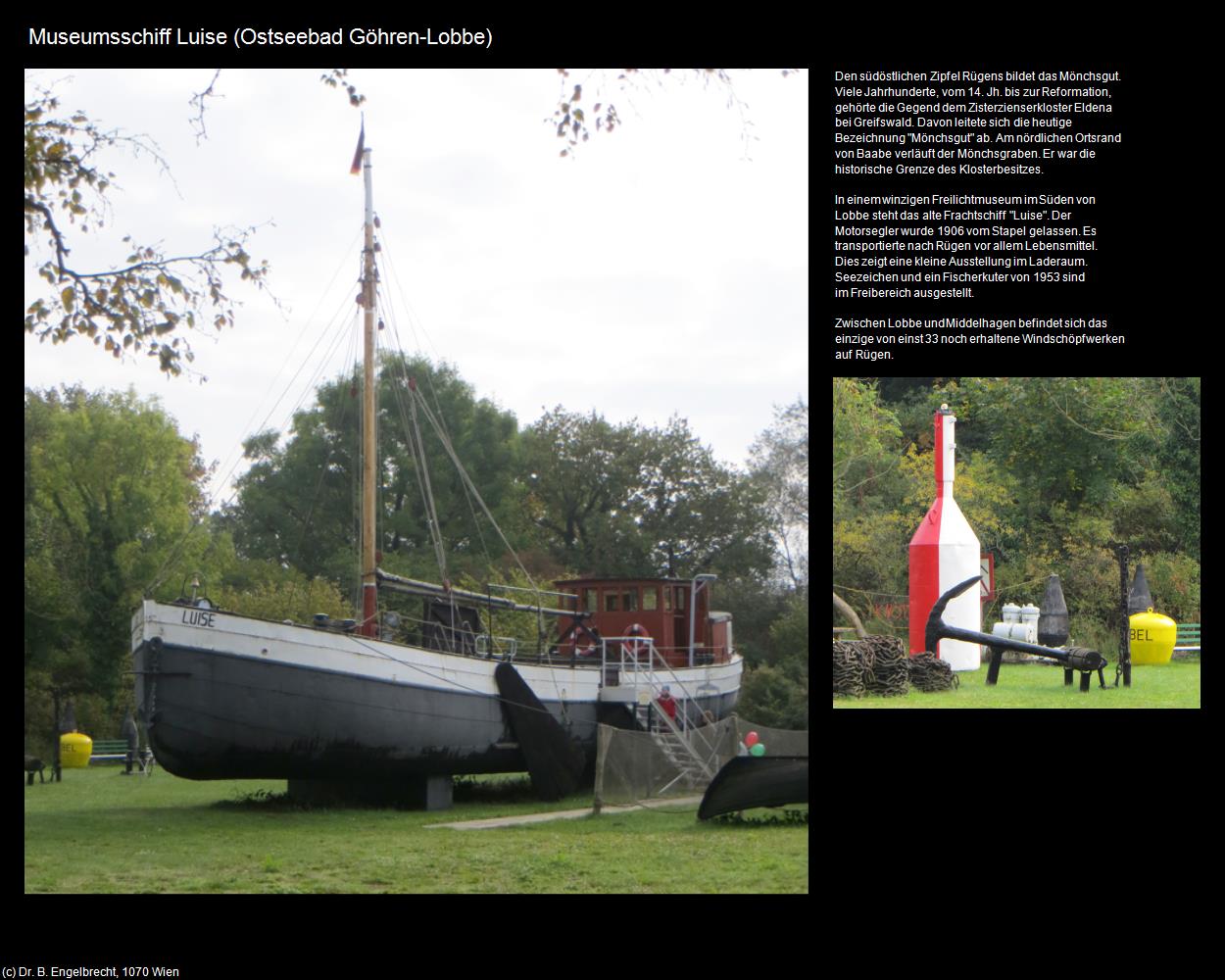 Schiff Luise (Lobbe) (Ostseebad Göhren) in Kulturatlas-MECKLENBURG-VORPOMMERN