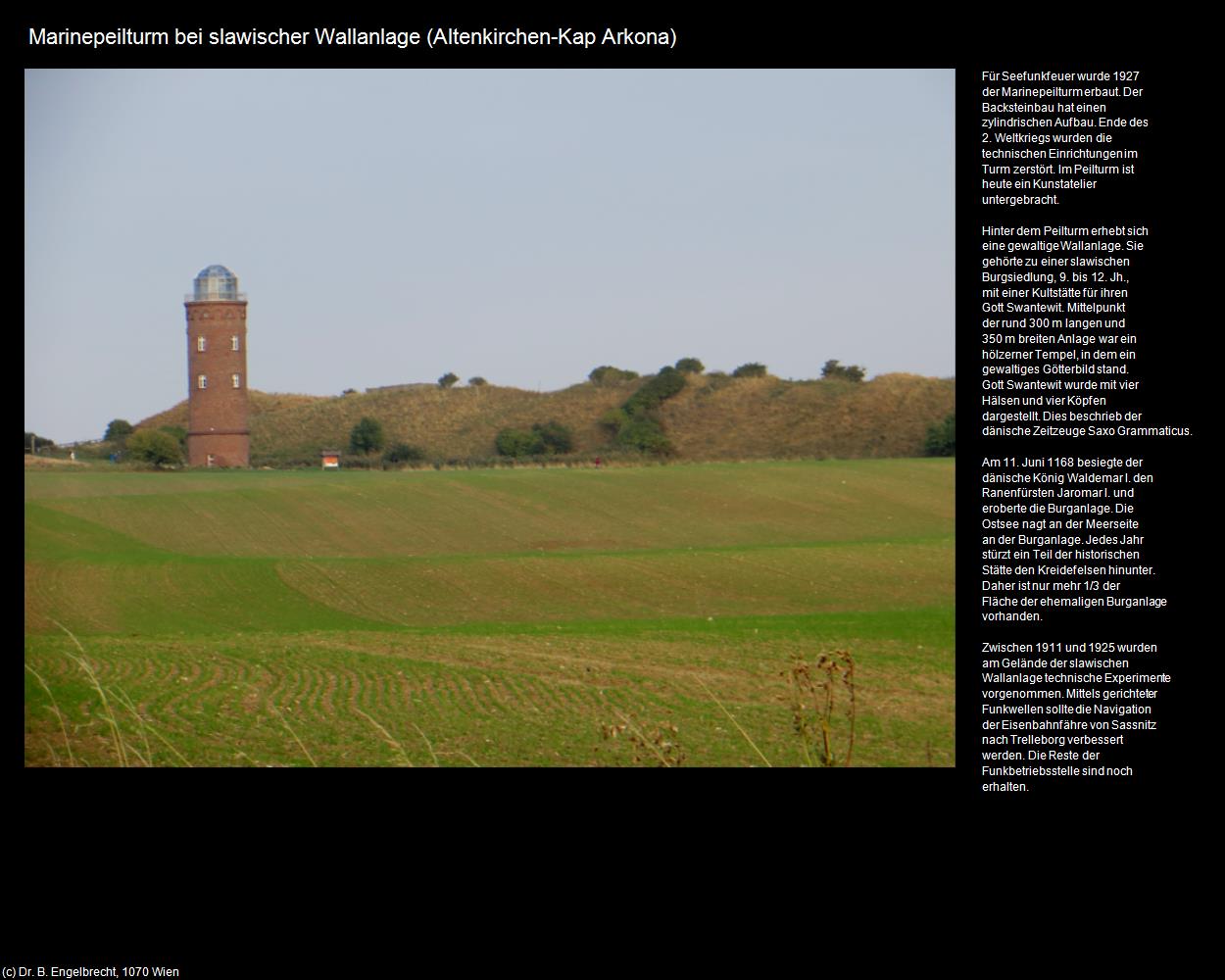 Peilturm bei slawischer Wallanlage (Altenkirchen/Rügen) in Kulturatlas-MECKLENBURG-VORPOMMERN