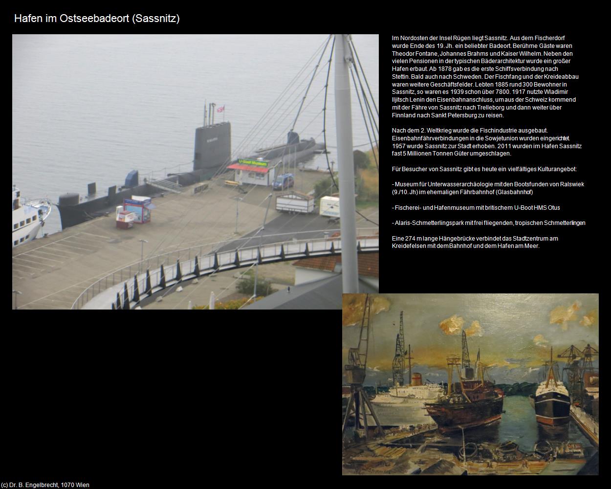 Hafen in Ostseebadeort (Sassnitz) in Kulturatlas-MECKLENBURG-VORPOMMERN