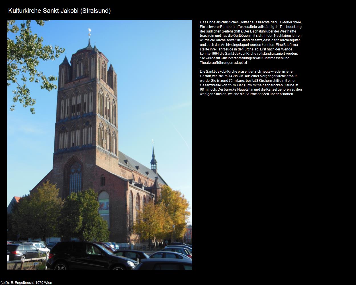 Kulturkirche St. Jakobi  (Stralsund) in Kulturatlas-MECKLENBURG-VORPOMMERN