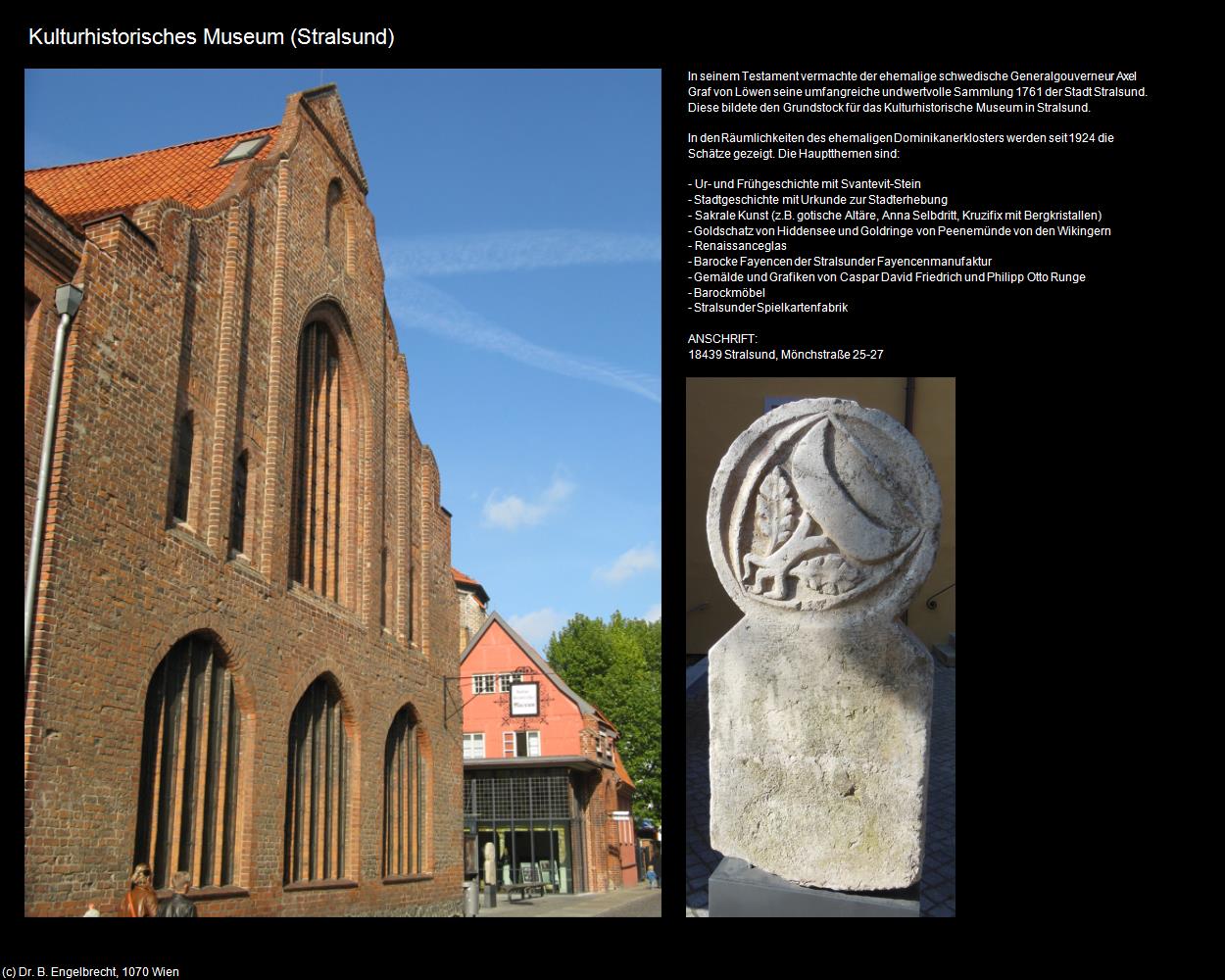 Kulturhistorisches Museum (Stralsund) in Kulturatlas-MECKLENBURG-VORPOMMERN