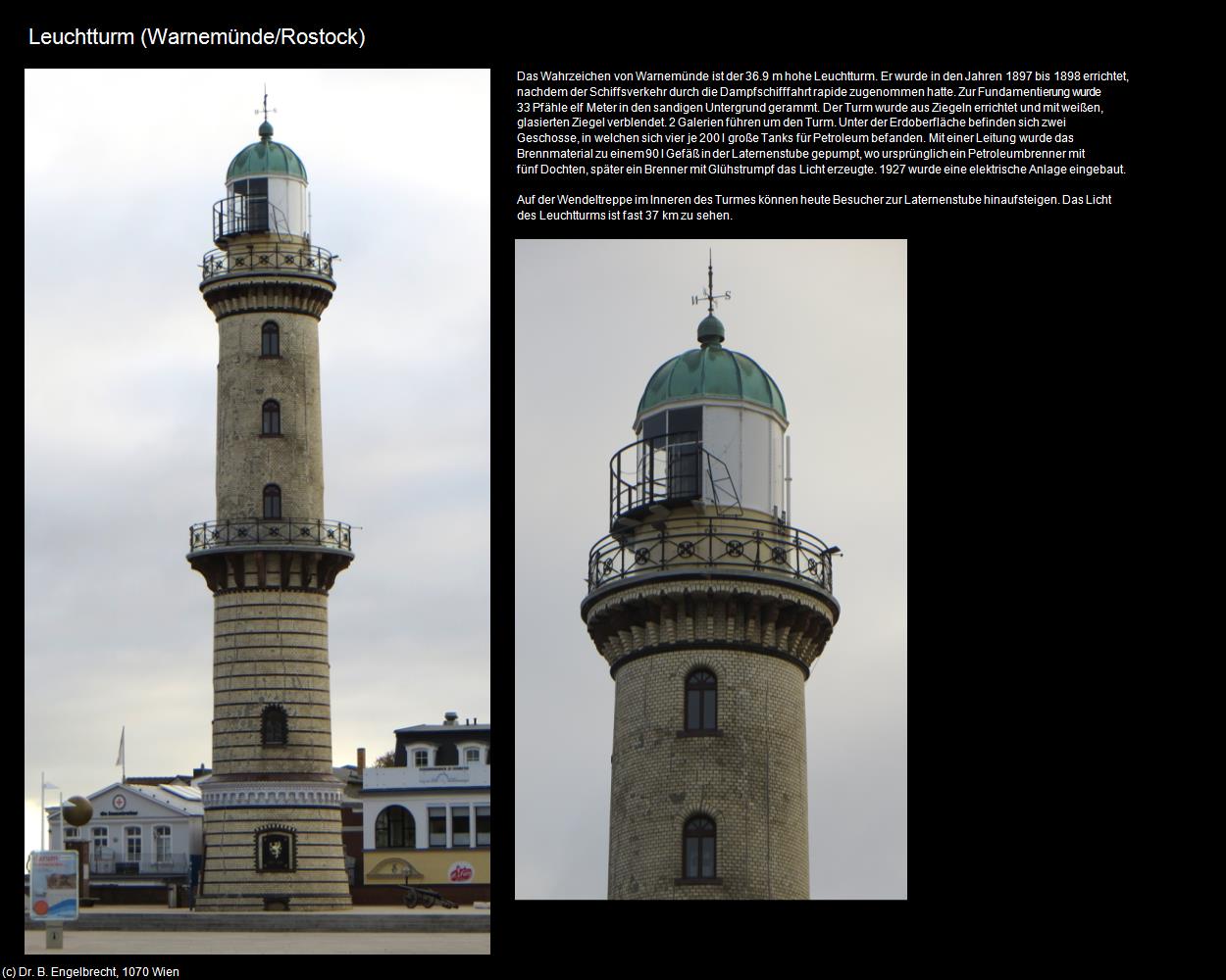 Leuchtturm (Warnemünde/Rostock) in Kulturatlas-MECKLENBURG-VORPOMMERN