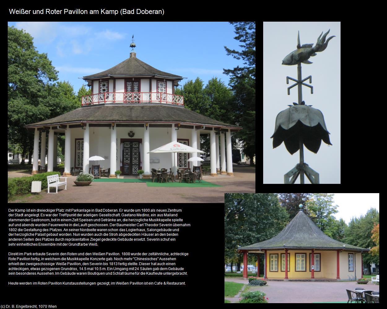 Weißer und Roter Pavillon am Kamp (Bad Doberan) in Kulturatlas-MECKLENBURG-VORPOMMERN