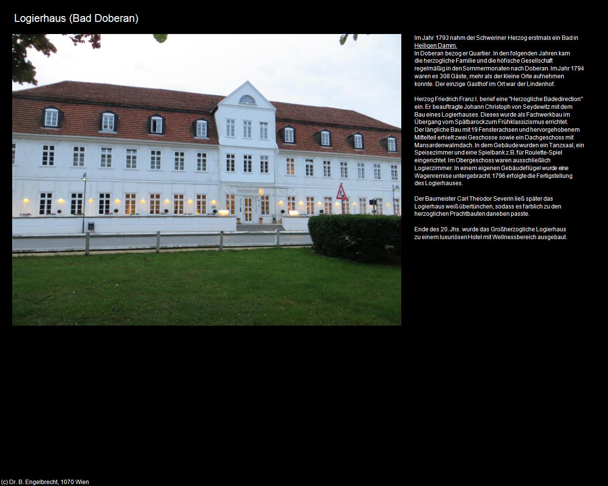 Logierhaus (Bad Doberan) in Kulturatlas-MECKLENBURG-VORPOMMERN(c)B.Engelbrecht