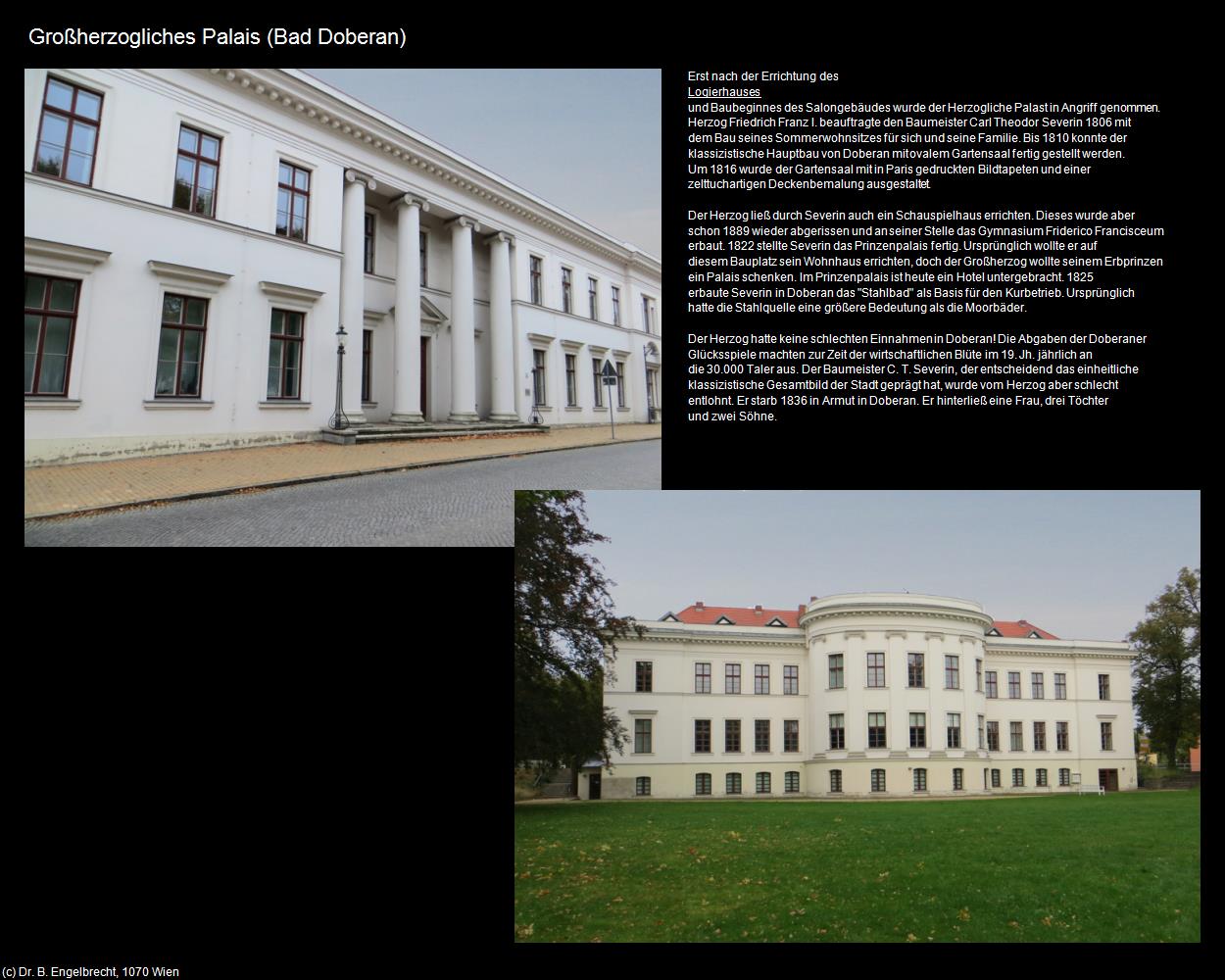 Großherzogliches Palais (Bad Doberan) in Kulturatlas-MECKLENBURG-VORPOMMERN(c)B.Engelbrecht