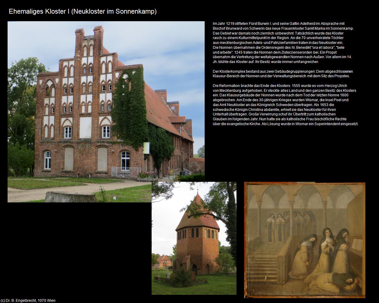 Ehem. Kloster I (Neukloster im Sonnencamp) in Kulturatlas-MECKLENBURG-VORPOMMERN