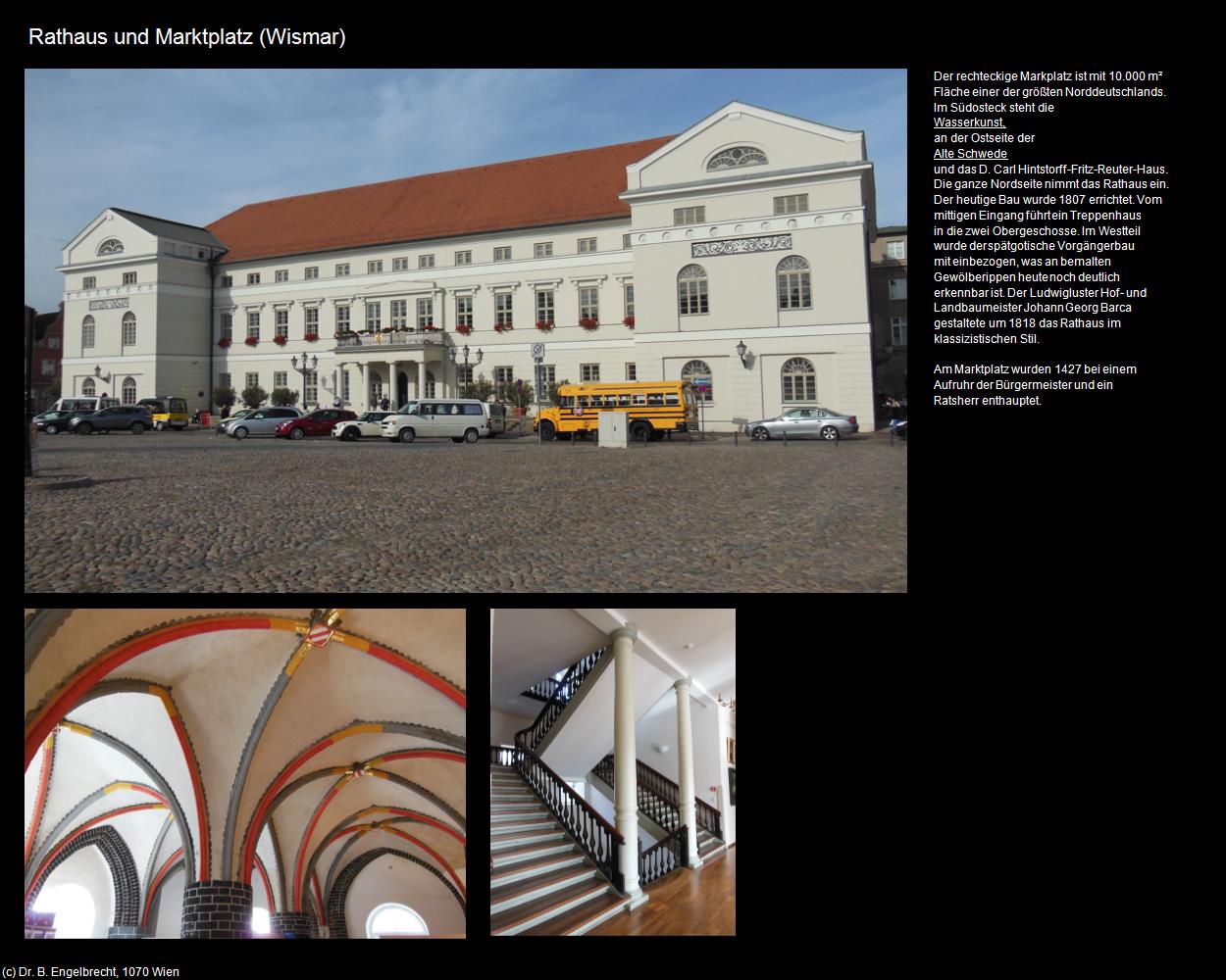 Marktplatz mit Rathaus  (Wismar) in Kulturatlas-MECKLENBURG-VORPOMMERN(c)B.Engelbrecht