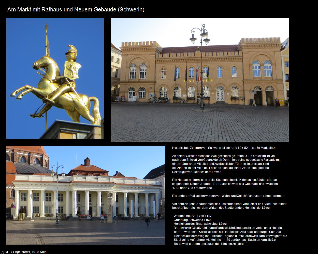 Am Markt, Rathaus, Neues Gebäude (Schwerin) in Kulturatlas-MECKLENBURG-VORPOMMERN