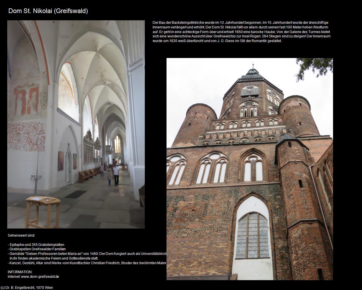 Dom St. Nikolai (Greifswald) in Kulturatlas-MECKLENBURG-VORPOMMERN