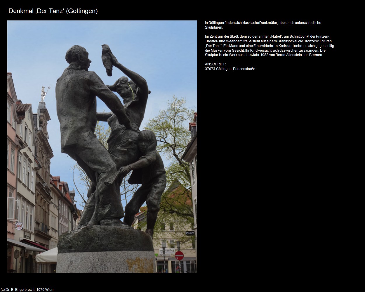 Denkmal �Der Tanz� (G&ouml;ttingen) in Kulturatlas-NIEDERSACHSEN
