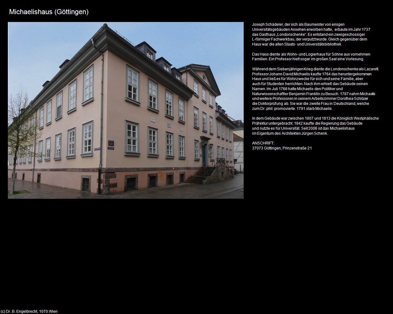 Michaelishaus (G&ouml;ttingen) in Kulturatlas-NIEDERSACHSEN