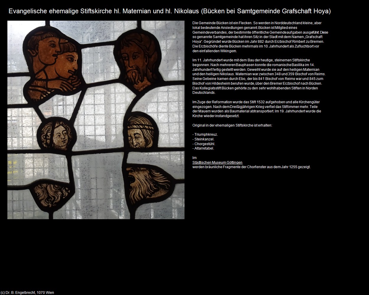 Ev. ehem. Stiftsk. hl. Maternian und hl. Nikolaus (B&uuml;cken bei Samtgemeinde Grafschaft Hoya) in Kulturatlas-NIEDERSACHSEN(c)B.Engelbrecht