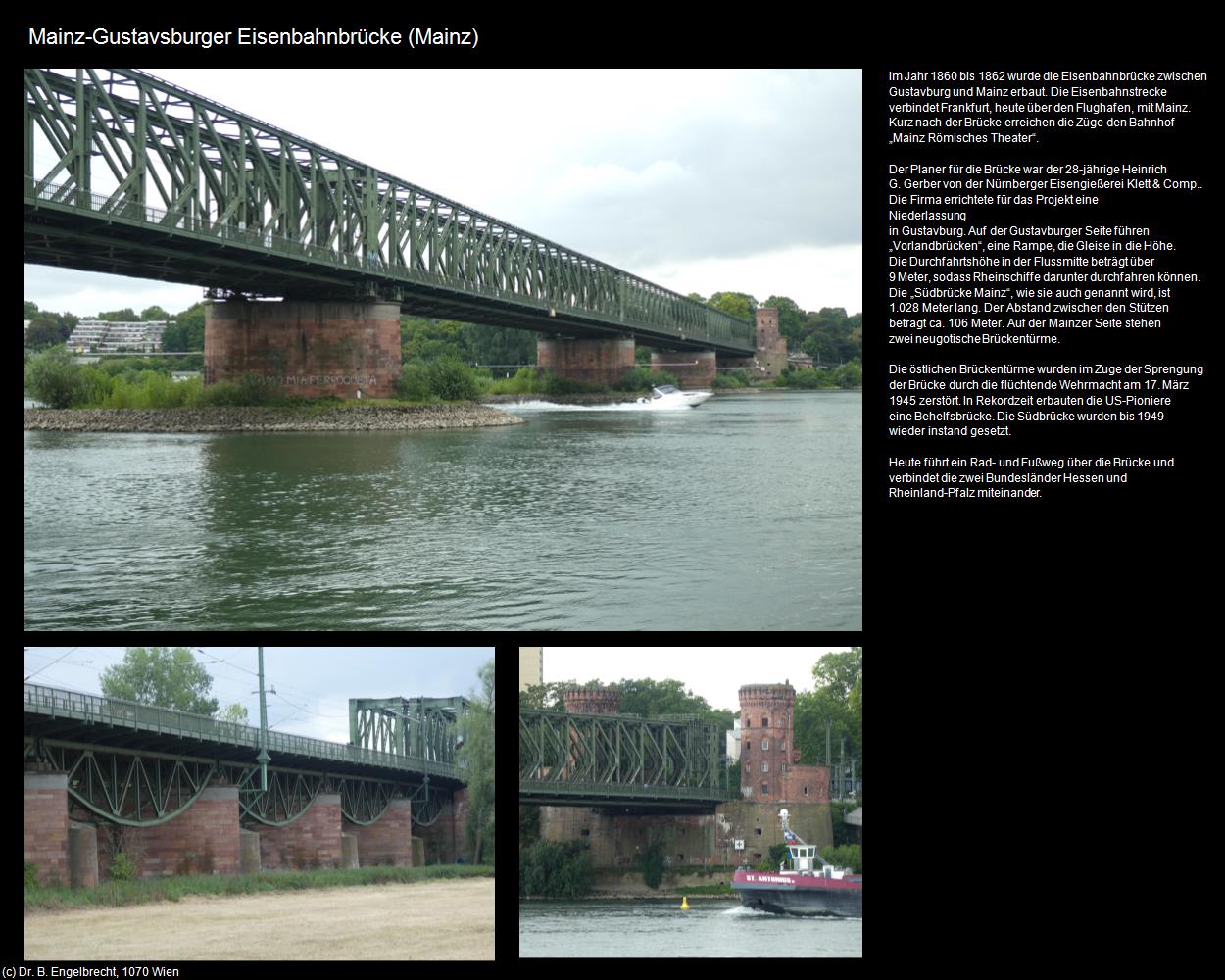 Mainz-Gustavsburger Eisenbahnbrücke (Mainz (DEU-RP)) in RHEINLAND-PFALZ und SAARLAND(c)B.Engelbrecht