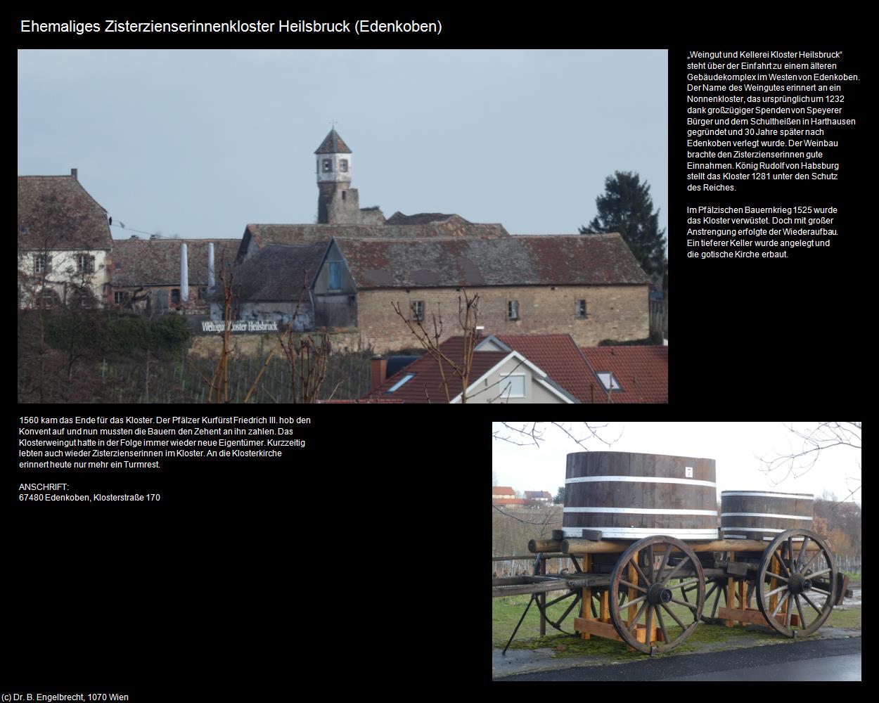 Ehem. Zisterzienserinnenkloster Heilsbruck (Edenkoben (DEU-RP)) in RHEINLAND-PFALZ und SAARLAND