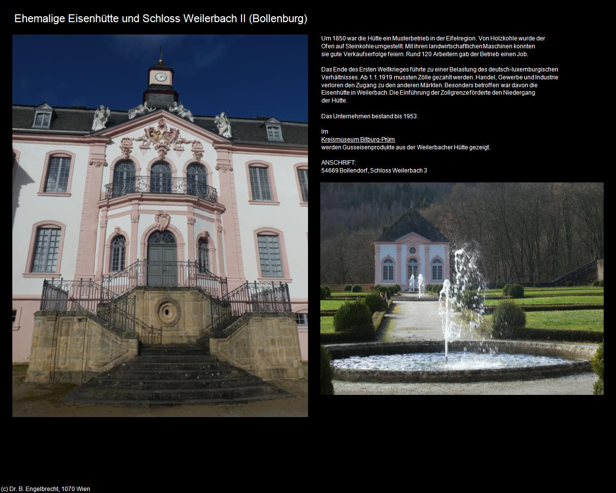 Ehem. Eisenhütte und Schloss Weilerbach II (Bollenburg (DEU-RP)) in RHEINLAND-PFALZ und SAARLAND(c)B.Engelbrecht