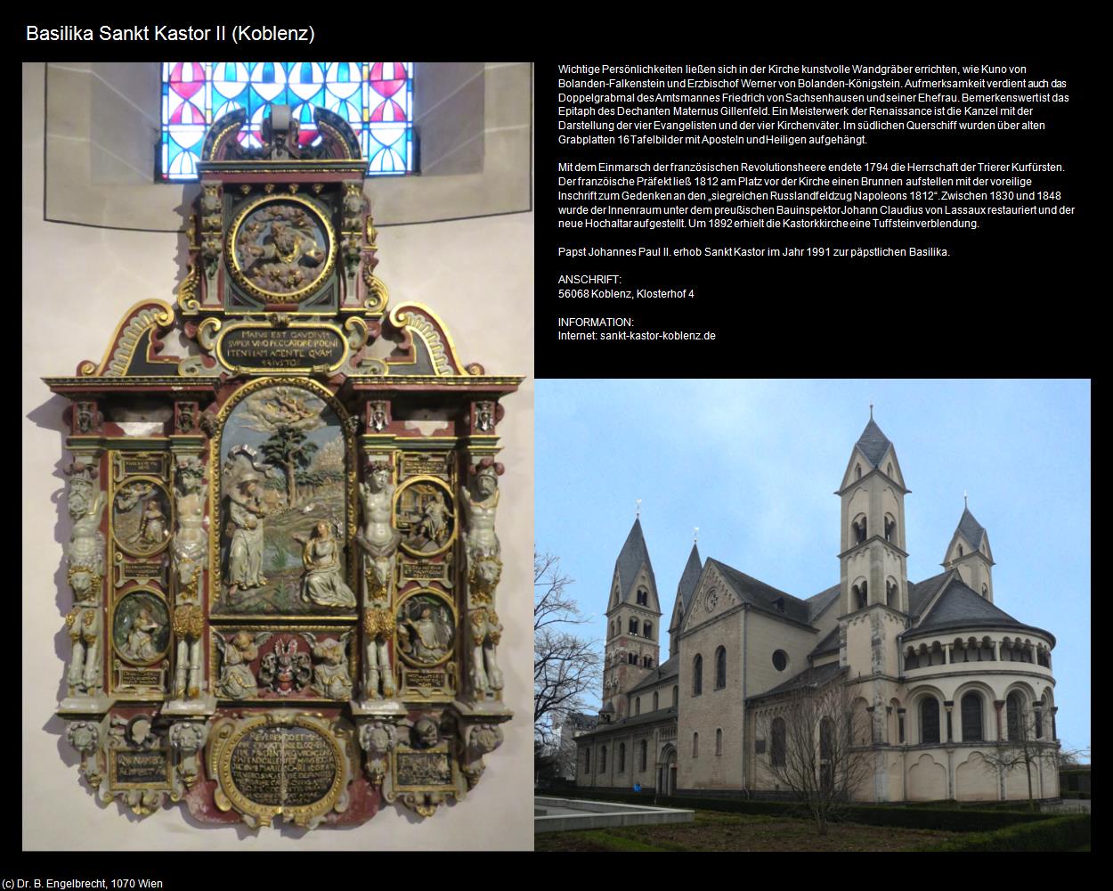 Basilika Sankt Kastor II (Koblenz (DEU-RP)) in RHEINLAND-PFALZ und SAARLAND
