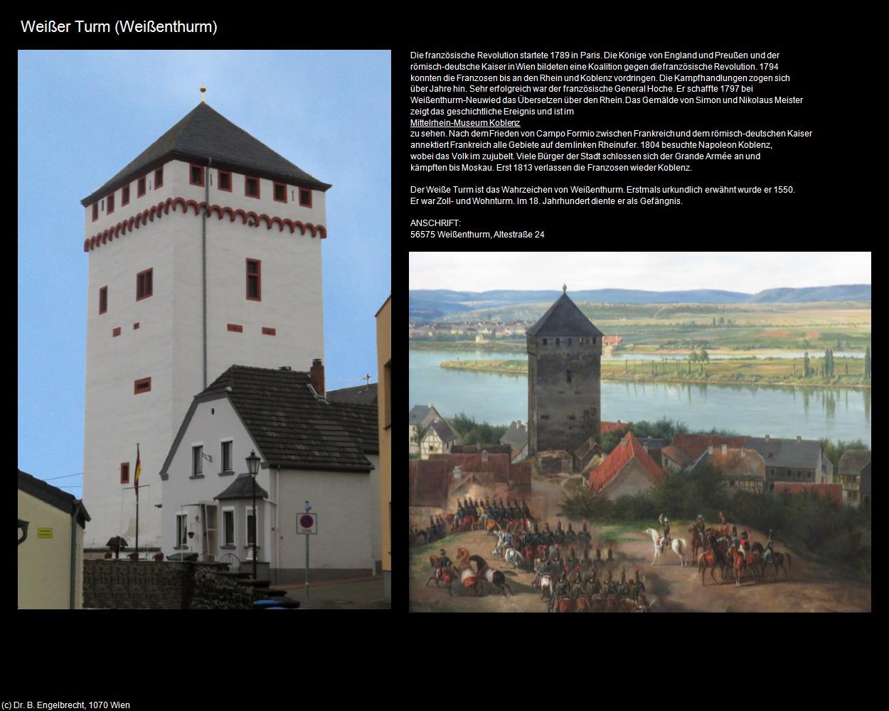 Weißer Turm (Weißenthurm (DEU-RP)) in RHEINLAND-PFALZ und SAARLAND(c)B.Engelbrecht