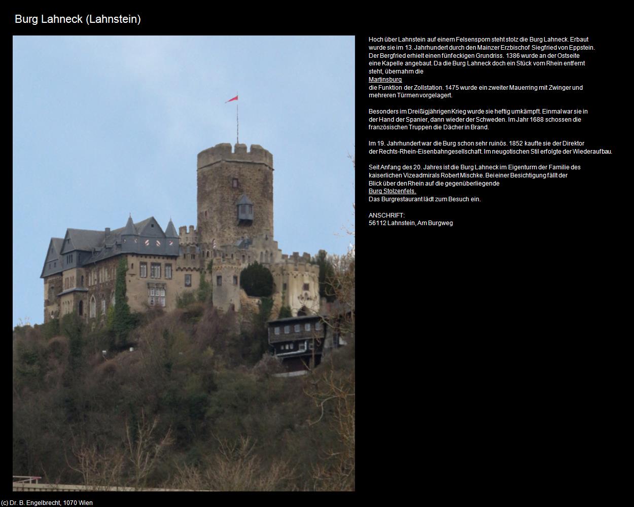Burg Lahneck (Lahnstein (DEU-RP)) in RHEINLAND-PFALZ und SAARLAND(c)B.Engelbrecht