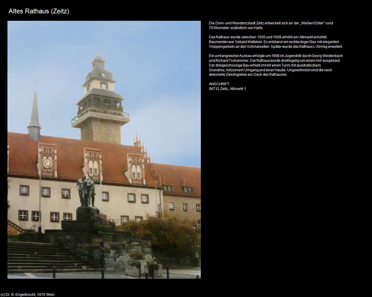 Altes Rathaus (Zeitz) in Kulturatlas-SACHSEN-ANHALT