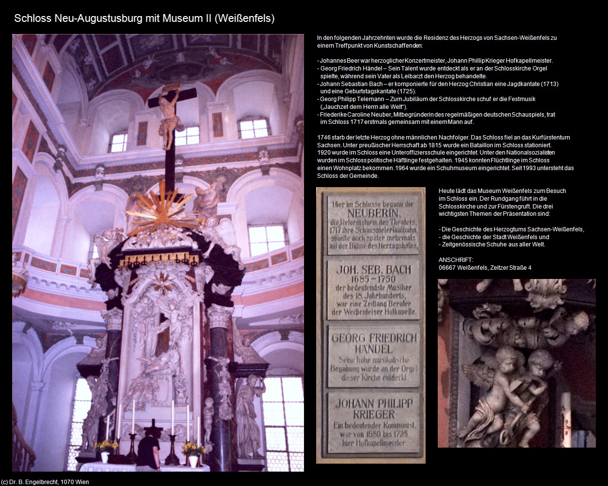 Schloss Neu-Augustusburg mit Museum II (Wei&szlig;enfels) in Kulturatlas-SACHSEN-ANHALT