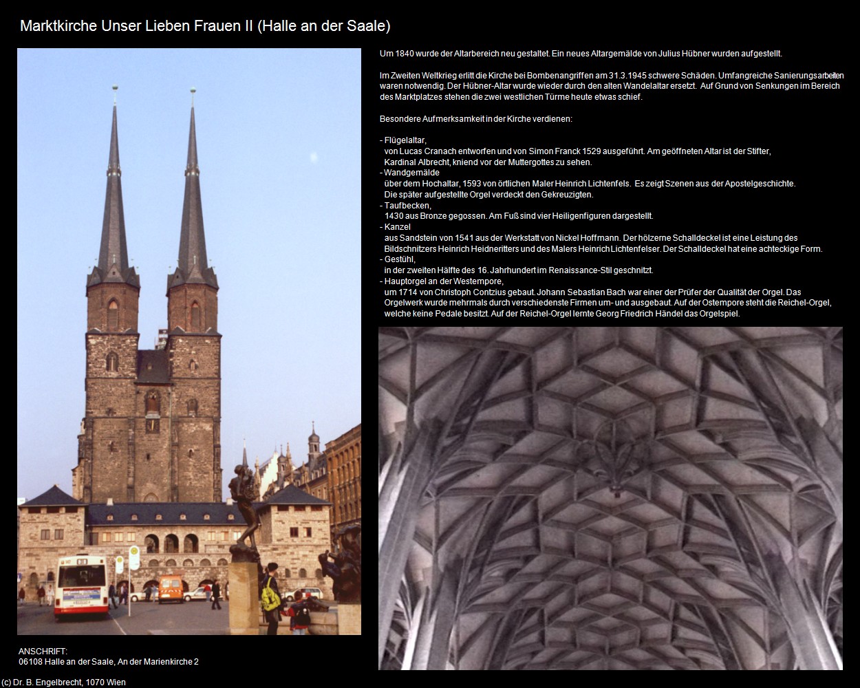 Marktkirche Unser Lieben Frauen II (Halle an der Saale) in Kulturatlas-SACHSEN-ANHALT