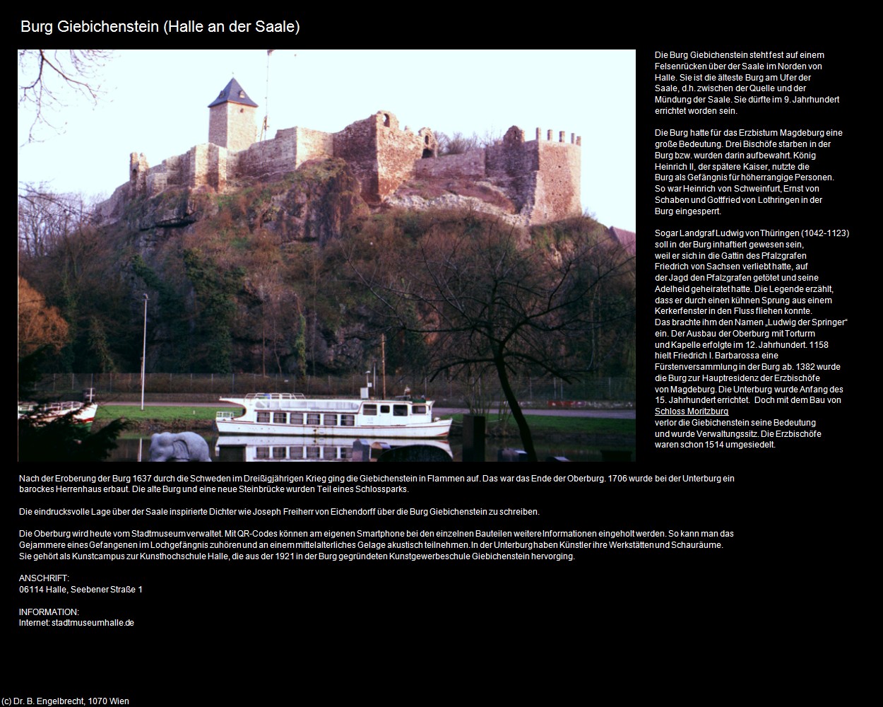 Burg Giebichenstein (Halle an der Saale) in Kulturatlas-SACHSEN-ANHALT(c)B.Engelbrecht