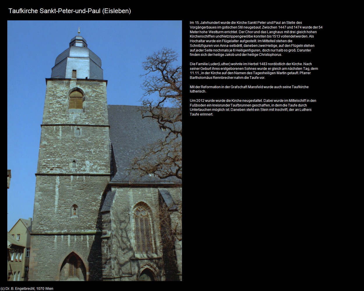 Taufkirche Sankt-Peter-und-Paul (Eisleben) in Kulturatlas-SACHSEN-ANHALT