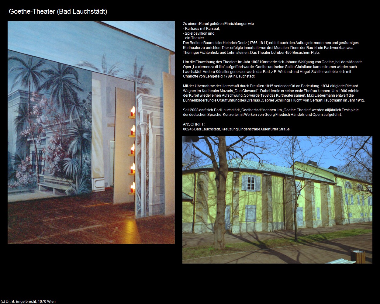 Goethe-Theater (Bad Lauchst&auml;dt) in Kulturatlas-SACHSEN-ANHALT