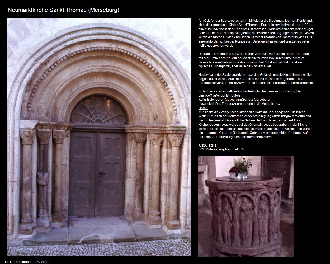 Neumarktkirche Sankt Thomae (Merseburg) in Kulturatlas-SACHSEN-ANHALT(c)B.Engelbrecht