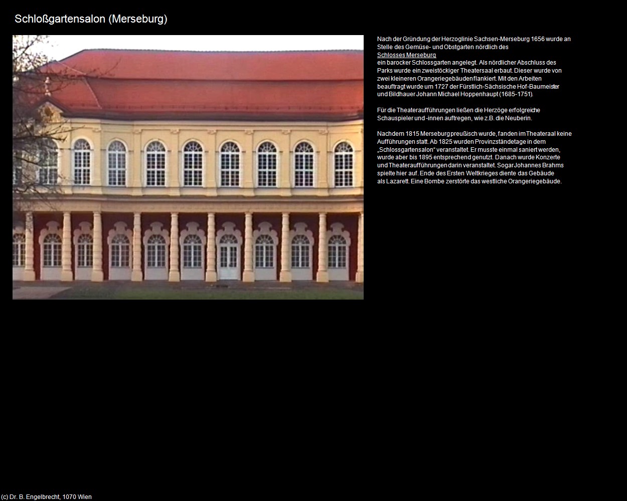 Schlo&szlig;gartensalon (Merseburg) in Kulturatlas-SACHSEN-ANHALT(c)B.Engelbrecht